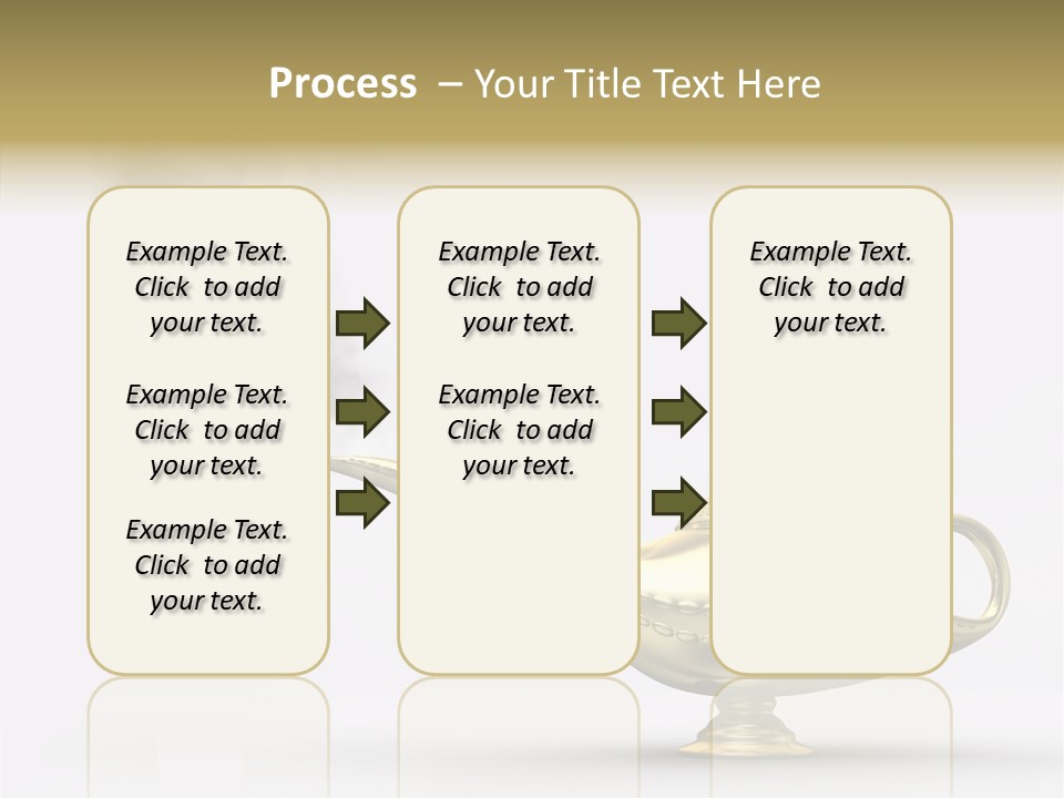 Antique Genie Lamp PowerPoint Template