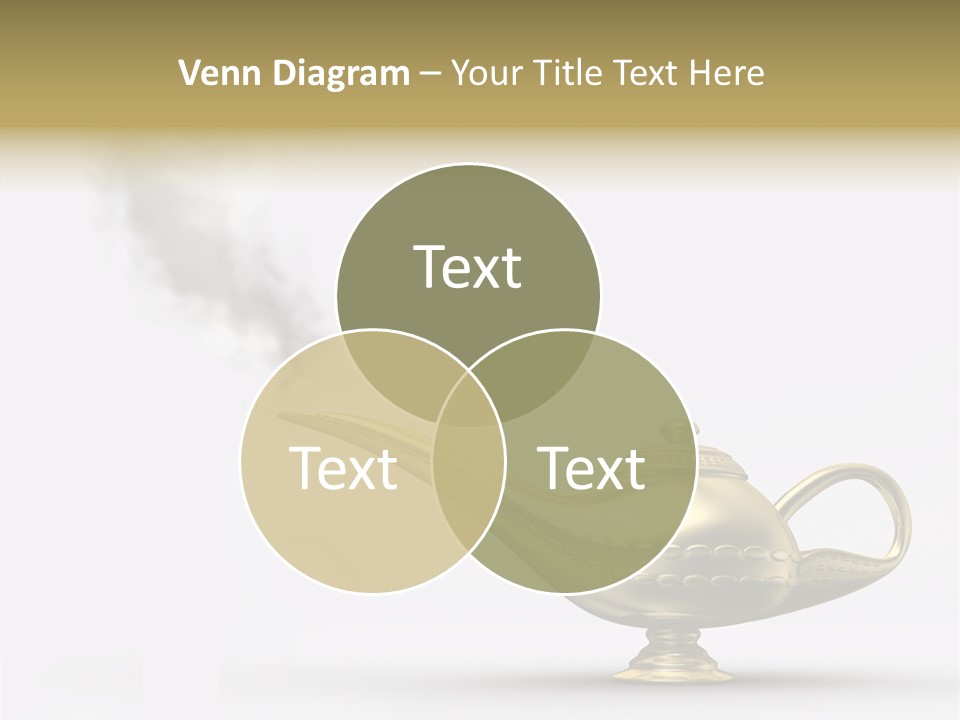 Antique Genie Lamp PowerPoint Template