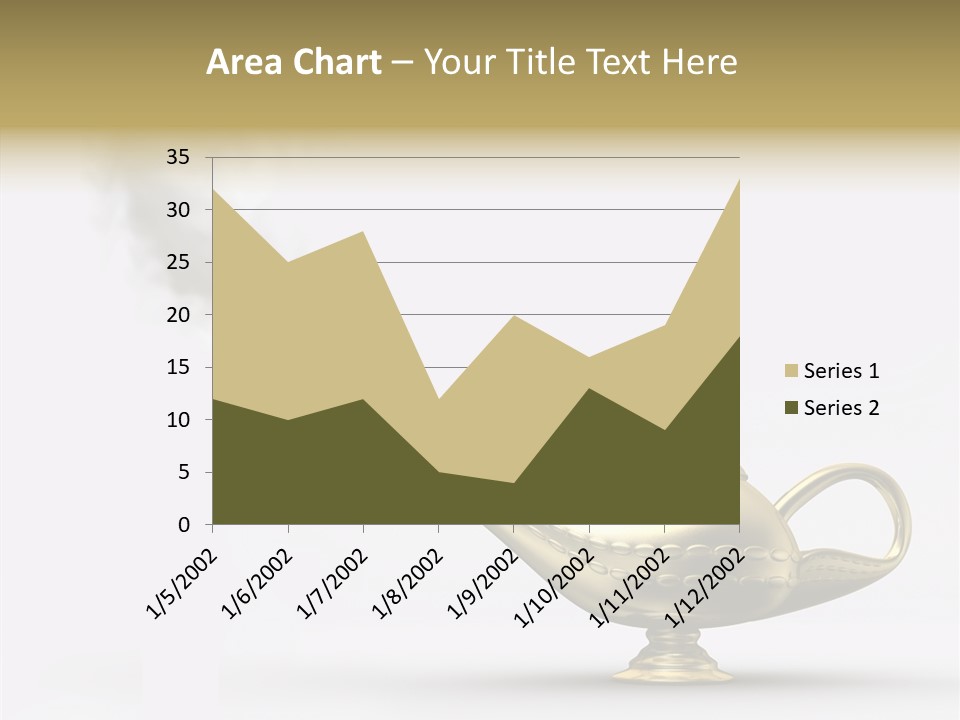 Antique Genie Lamp PowerPoint Template