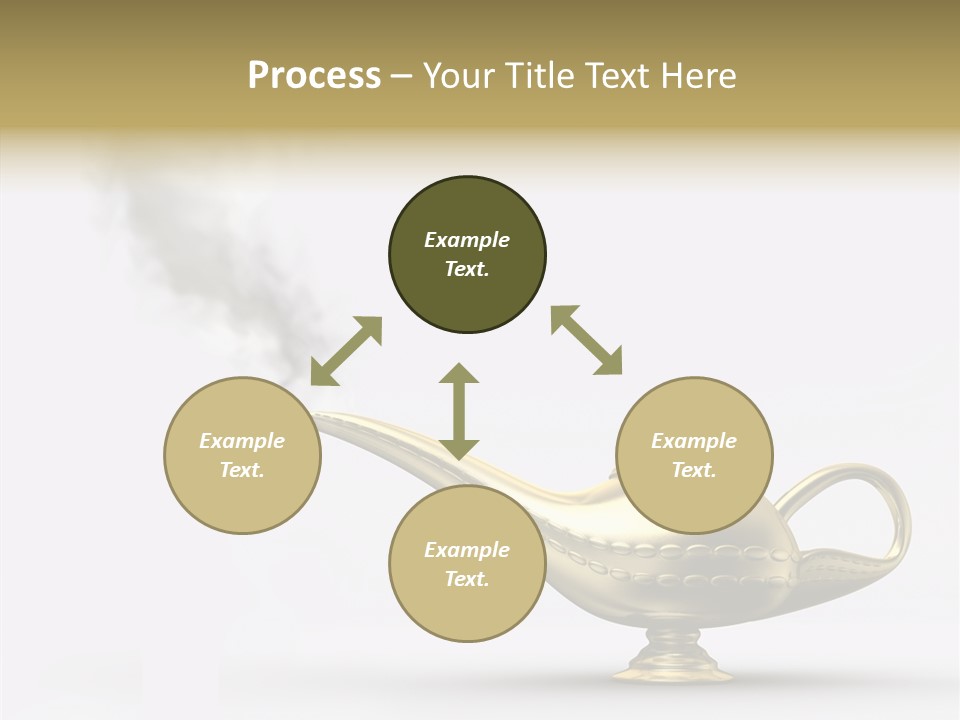 Antique Genie Lamp PowerPoint Template