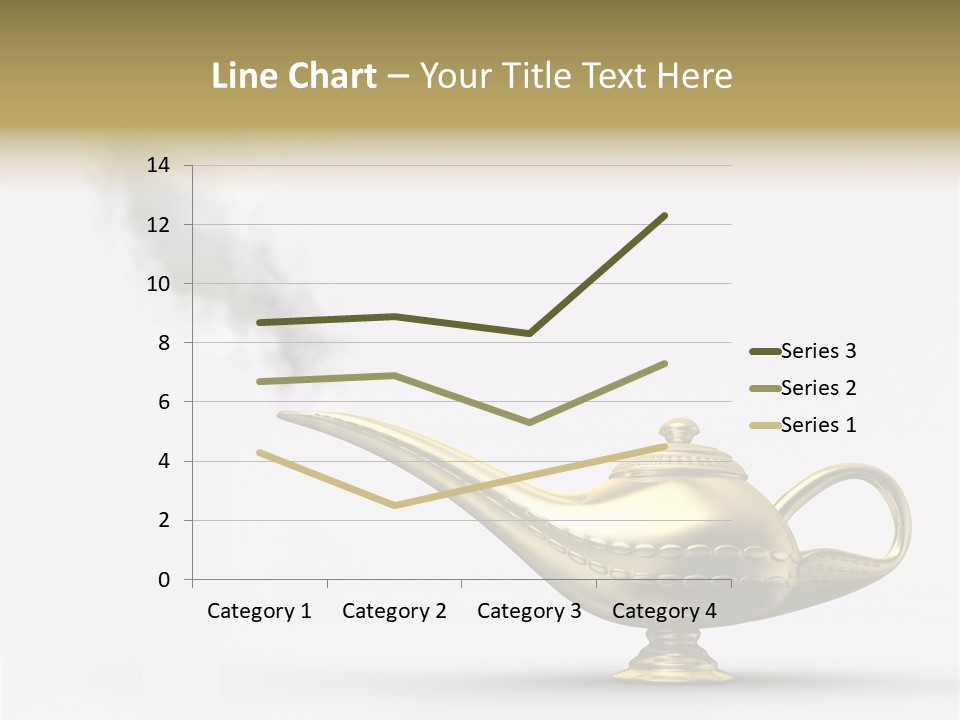 Antique Genie Lamp PowerPoint Template