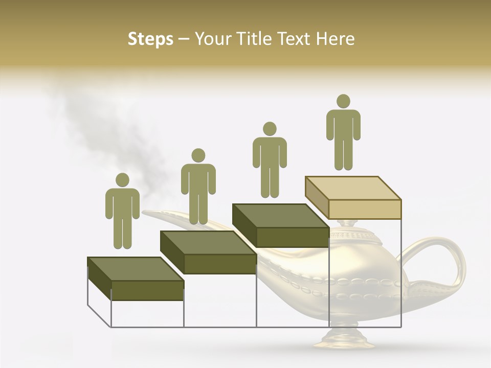 Antique Genie Lamp PowerPoint Template