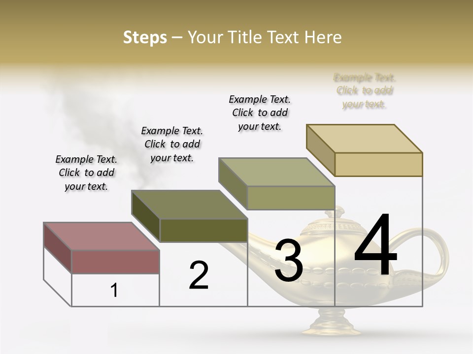 Antique Genie Lamp PowerPoint Template