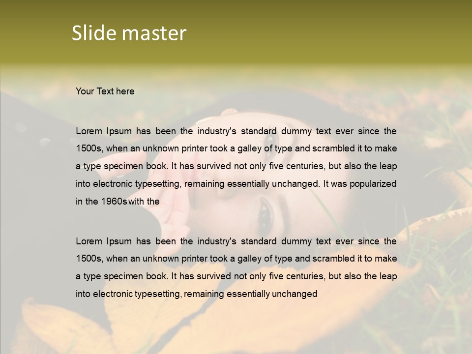 Lifestyles Clothing Maple PowerPoint Template