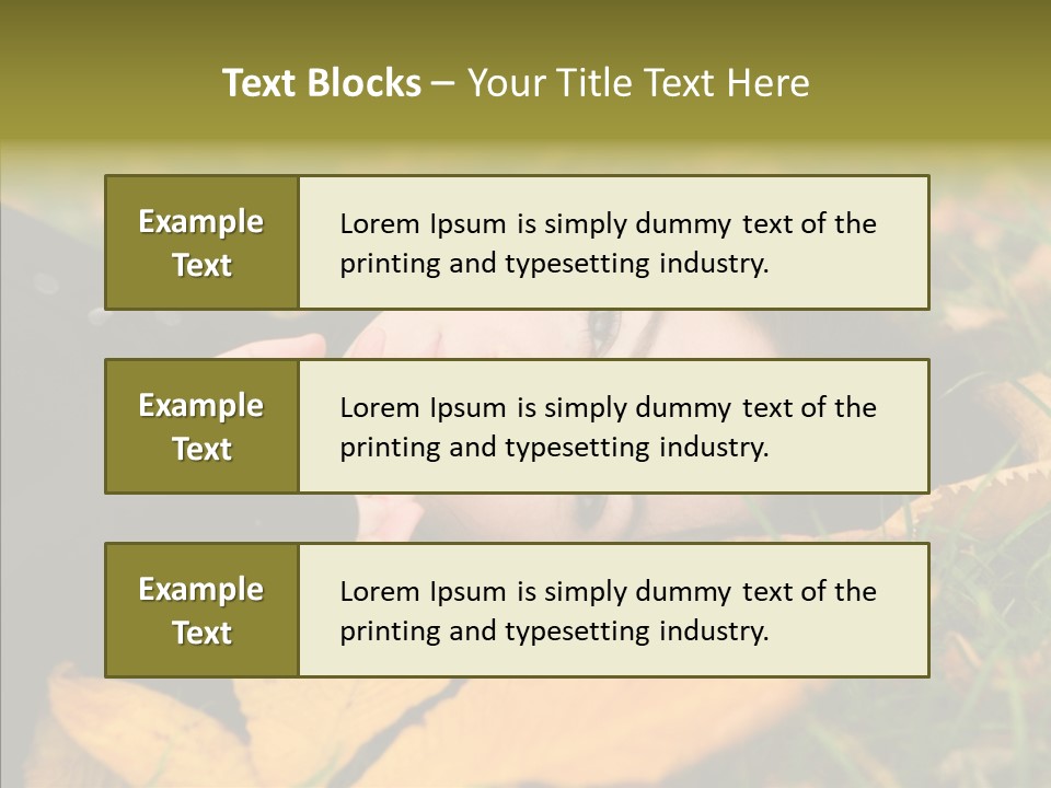 Lifestyles Clothing Maple PowerPoint Template
