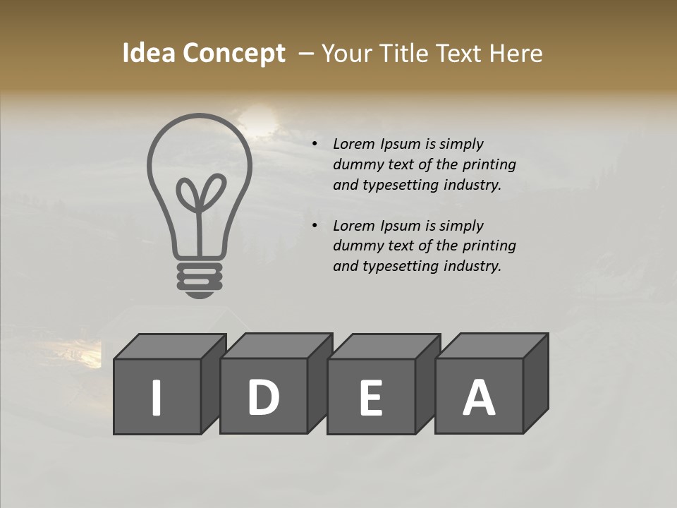 Shelter Window Recreation PowerPoint Template