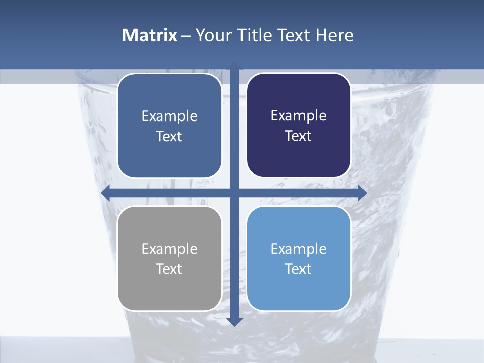 Clear One Drink PowerPoint Template