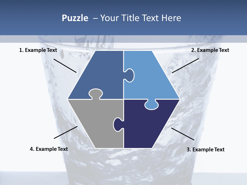 Clear One Drink PowerPoint Template