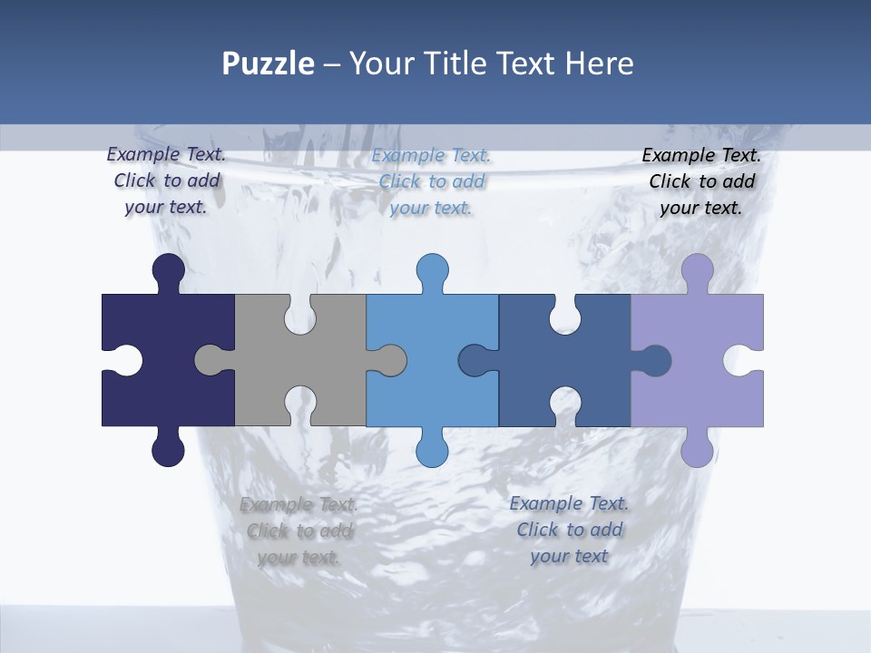 Clear One Drink PowerPoint Template