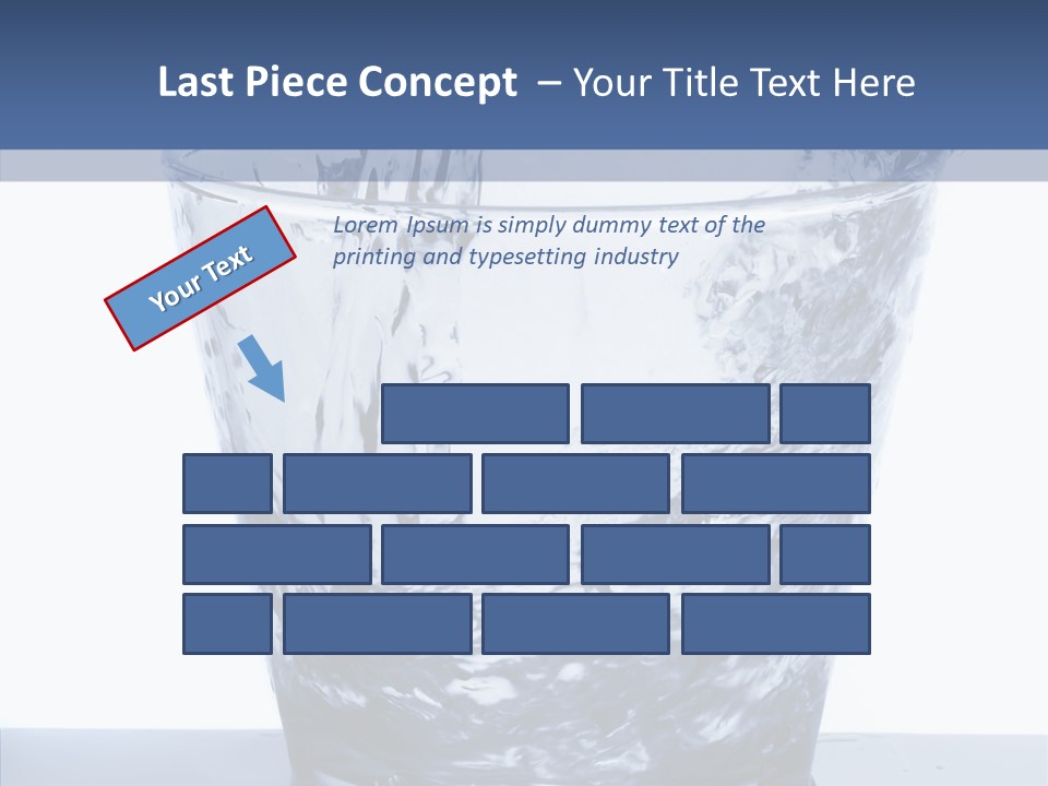 Clear One Drink PowerPoint Template