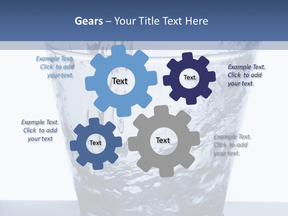 Clear One Drink PowerPoint Template