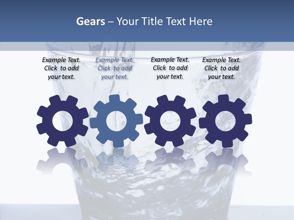 Clear One Drink PowerPoint Template