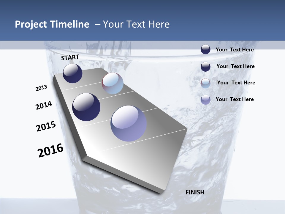 Clear One Drink PowerPoint Template
