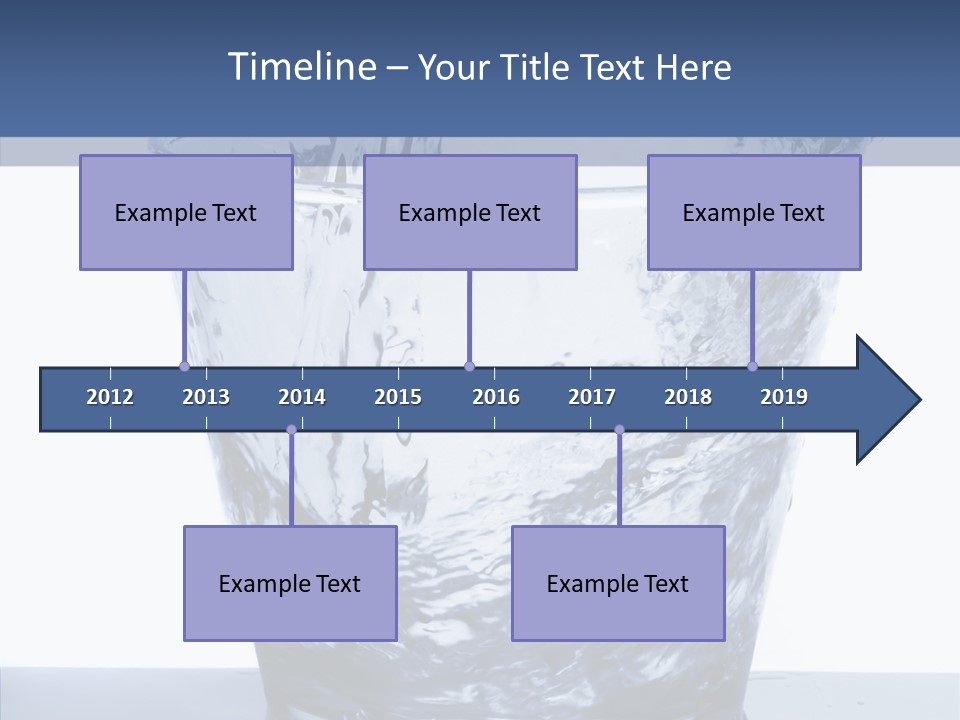 Clear One Drink PowerPoint Template