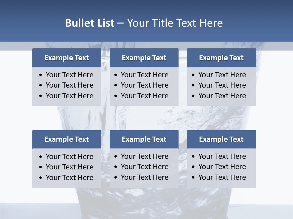 Clear One Drink PowerPoint Template