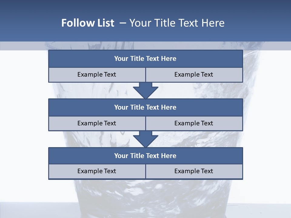 Clear One Drink PowerPoint Template
