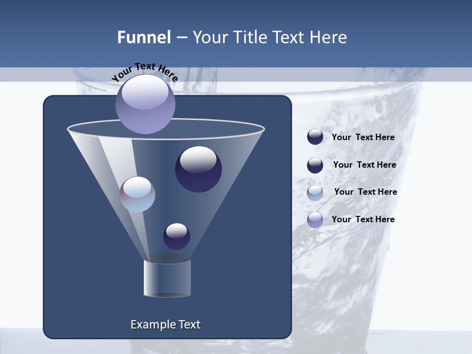 Clear One Drink PowerPoint Template