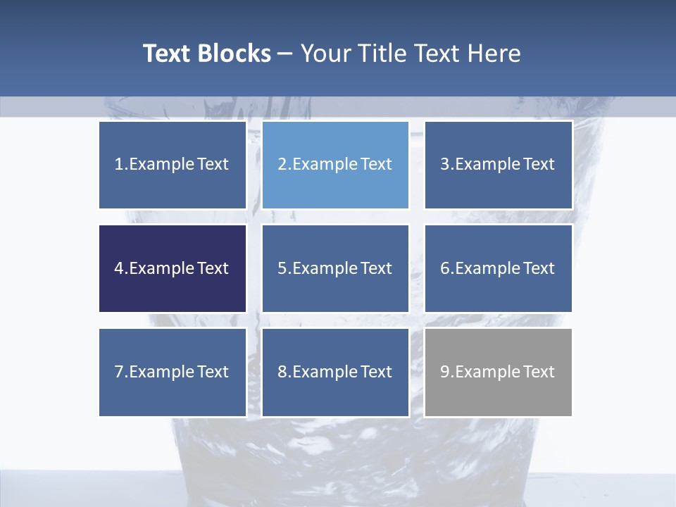 Clear One Drink PowerPoint Template