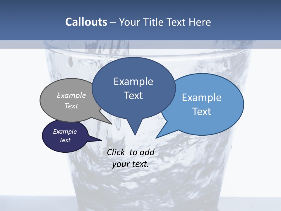 Clear One Drink PowerPoint Template