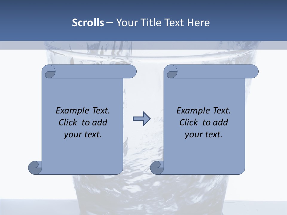 Clear One Drink PowerPoint Template