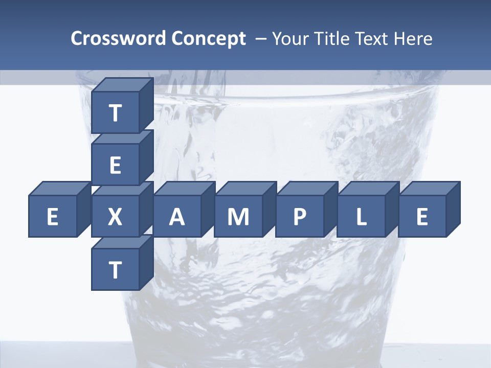 Clear One Drink PowerPoint Template