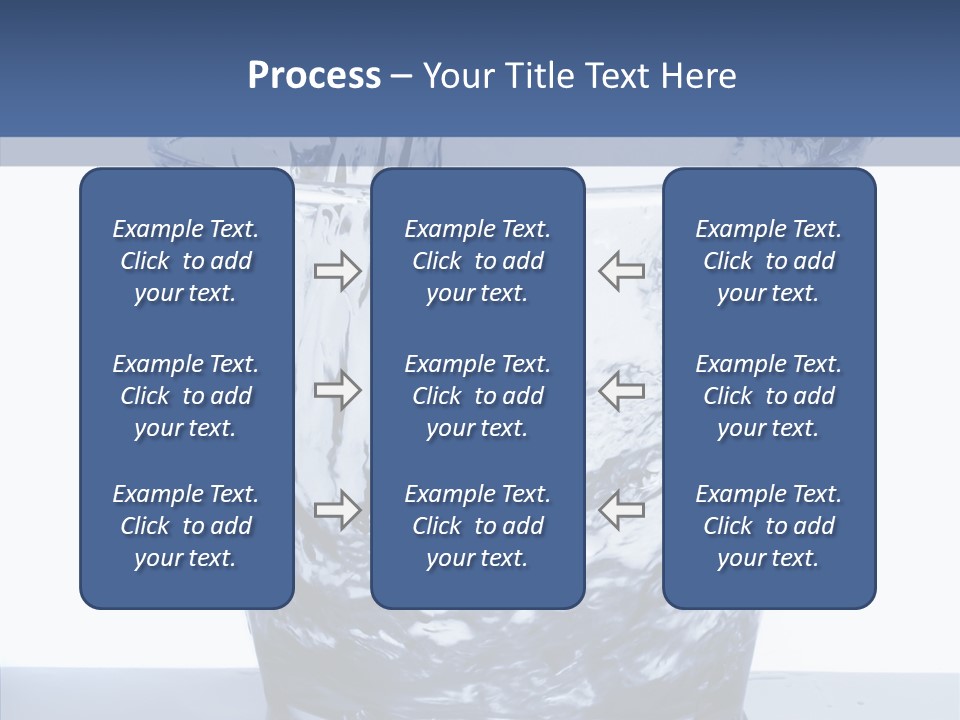 Clear One Drink PowerPoint Template