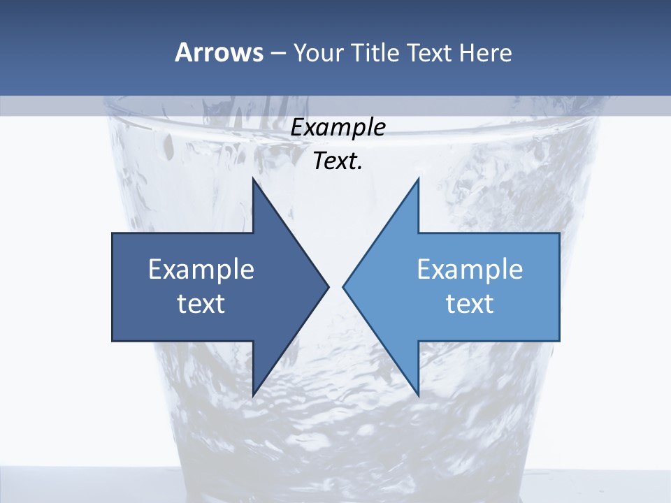 Clear One Drink PowerPoint Template