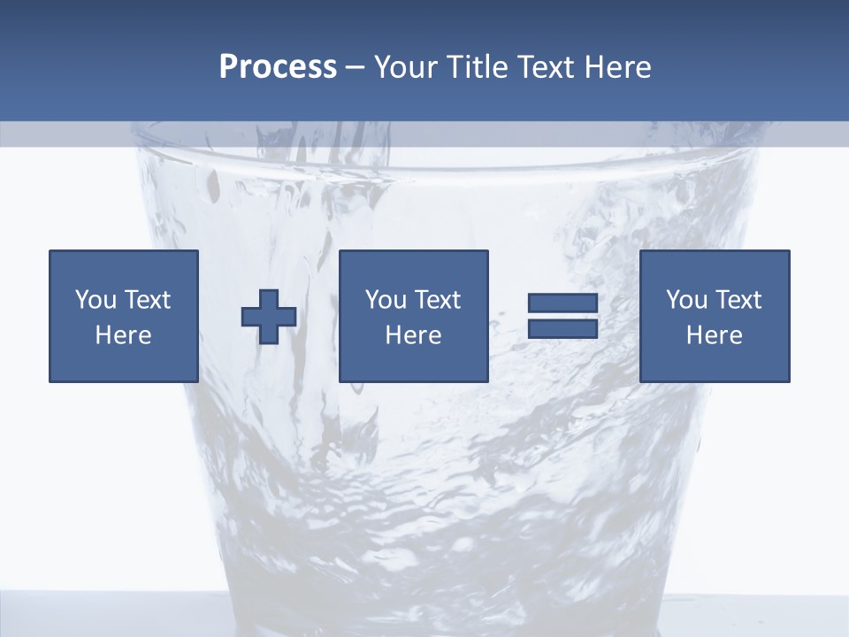 Clear One Drink PowerPoint Template