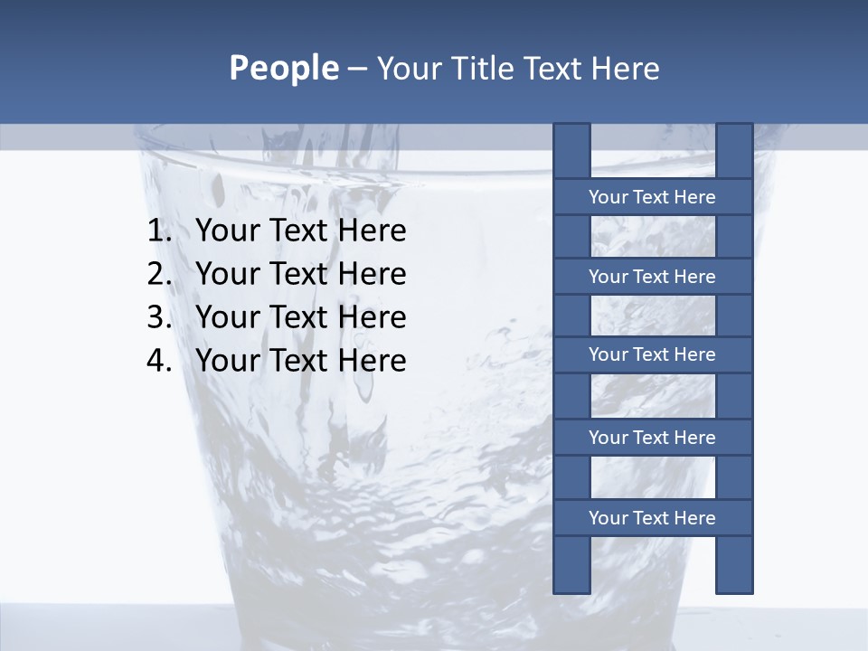 Clear One Drink PowerPoint Template
