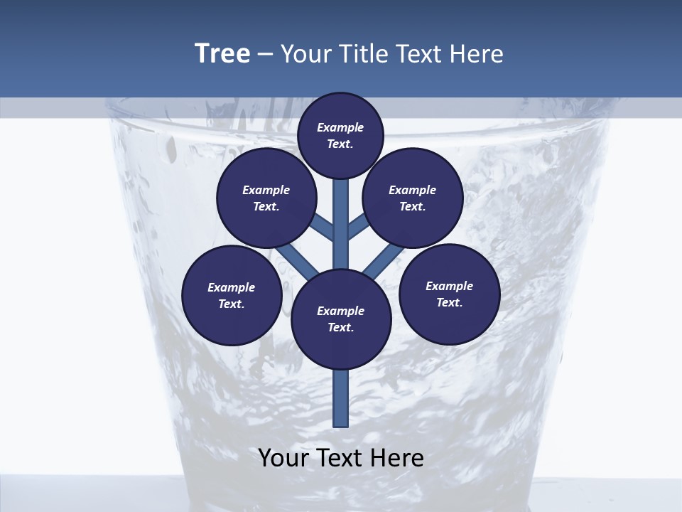 Clear One Drink PowerPoint Template