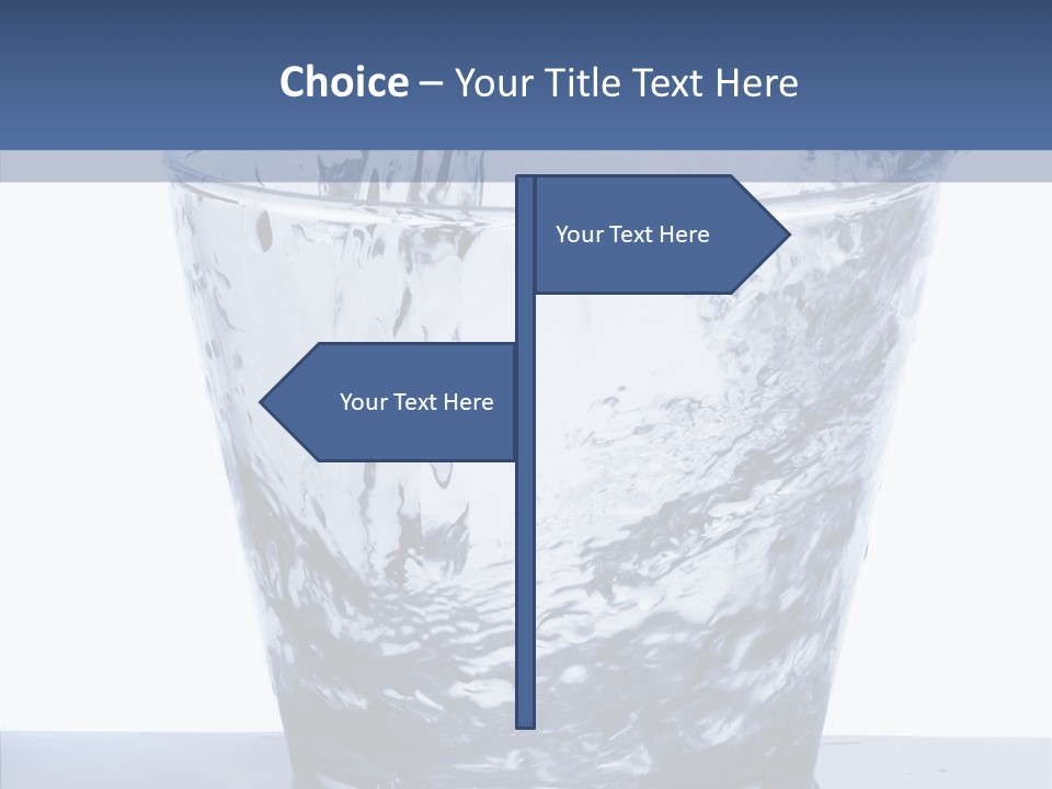 Clear One Drink PowerPoint Template