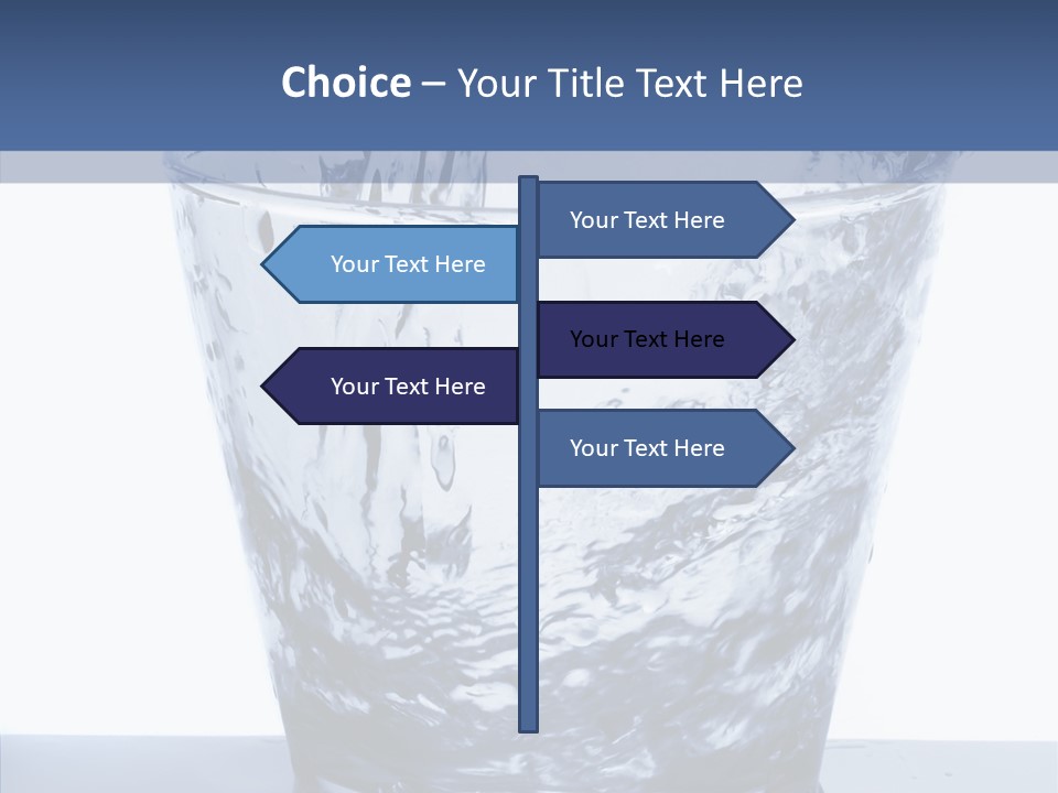 Clear One Drink PowerPoint Template