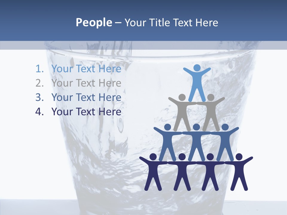 Clear One Drink PowerPoint Template