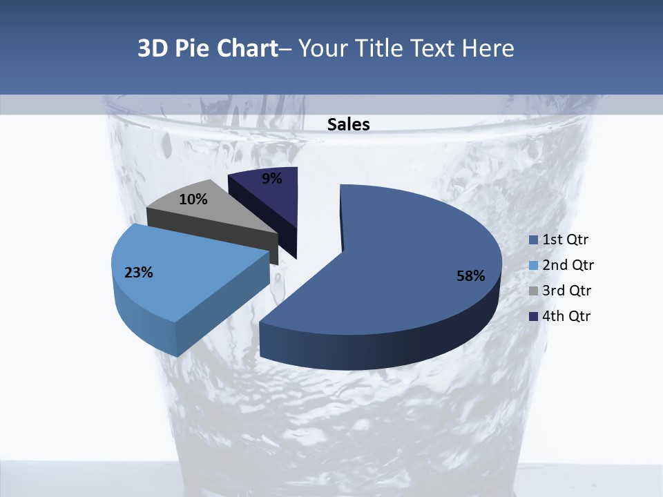 Clear One Drink PowerPoint Template
