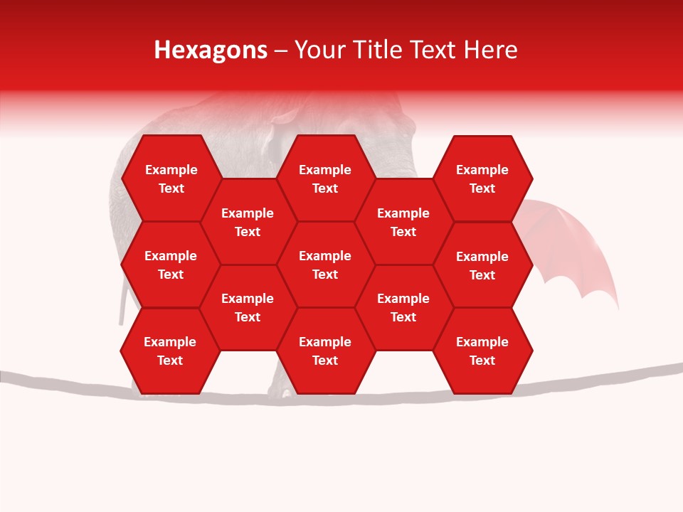 White Tightrope Successful PowerPoint Template