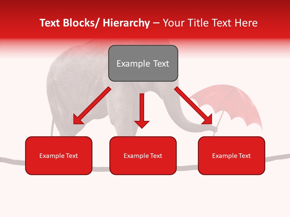 White Tightrope Successful PowerPoint Template