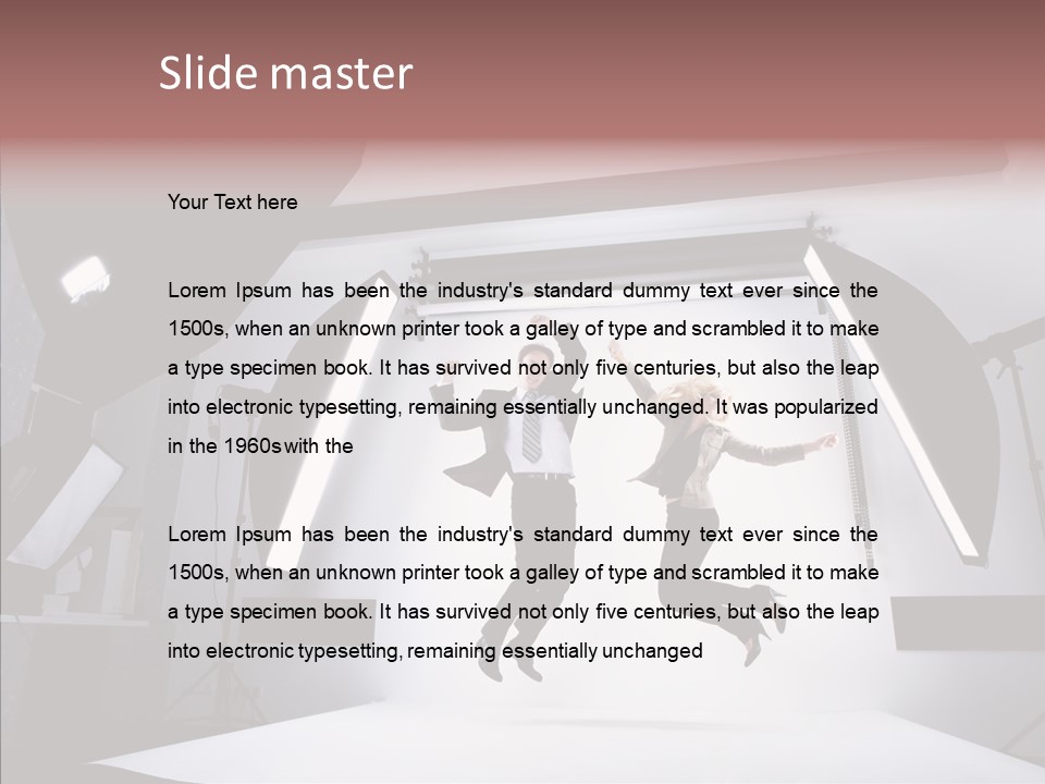 Clothing Businesswoman Adolescence PowerPoint Template