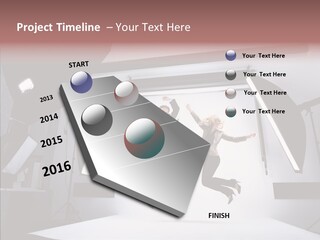 Clothing Businesswoman Adolescence PowerPoint Template