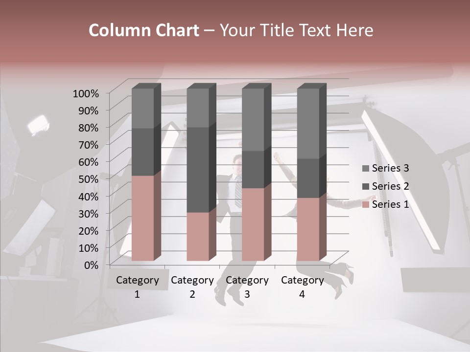 Clothing Businesswoman Adolescence PowerPoint Template