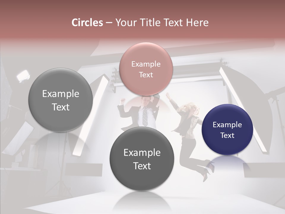 Clothing Businesswoman Adolescence PowerPoint Template