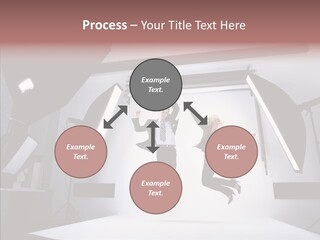 Clothing Businesswoman Adolescence PowerPoint Template