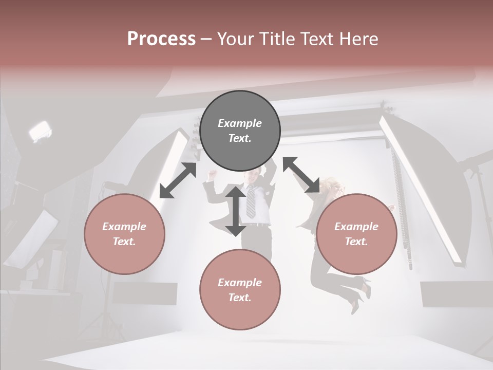 Clothing Businesswoman Adolescence PowerPoint Template