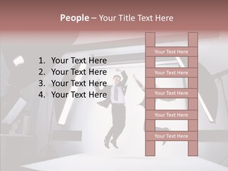 Clothing Businesswoman Adolescence PowerPoint Template