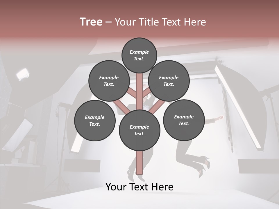 Clothing Businesswoman Adolescence PowerPoint Template