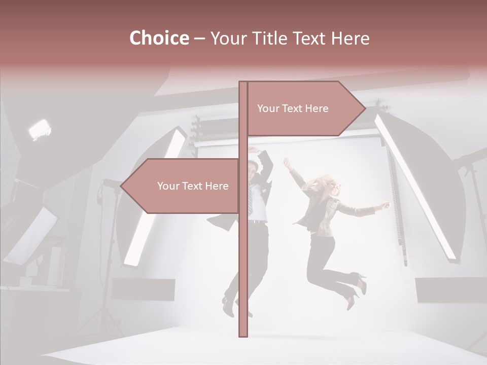 Clothing Businesswoman Adolescence PowerPoint Template