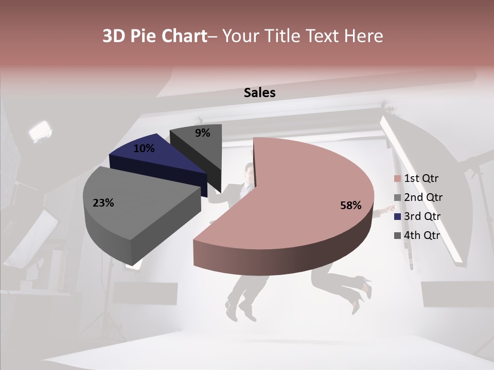 Clothing Businesswoman Adolescence PowerPoint Template