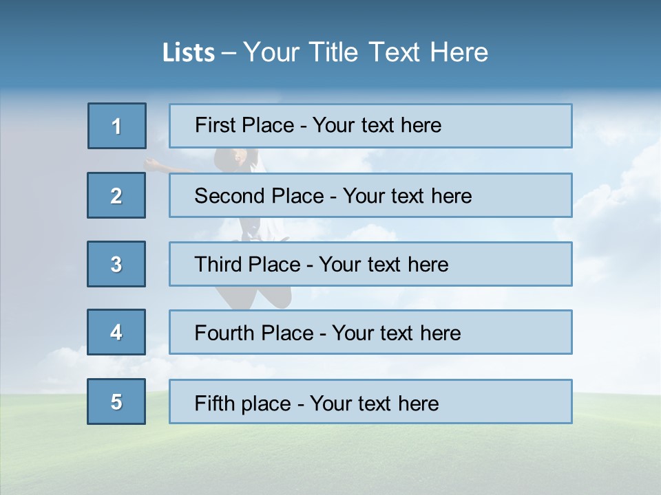 Healthy Winner Air PowerPoint Template