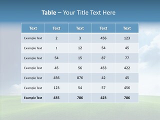 Healthy Winner Air PowerPoint Template