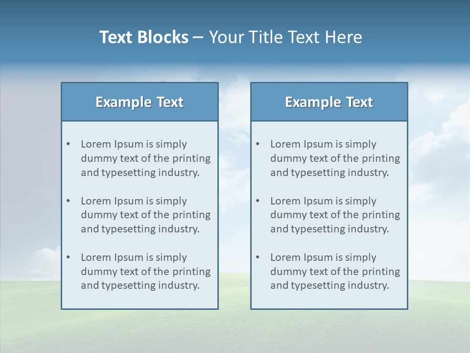 Healthy Winner Air PowerPoint Template