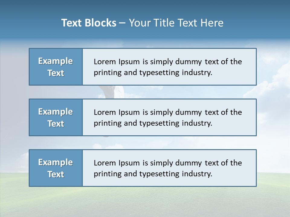 Healthy Winner Air PowerPoint Template